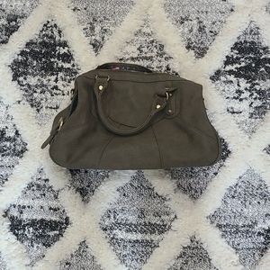 Urban Expressions green leather satchel